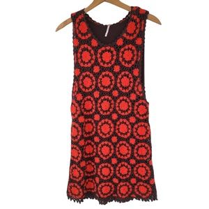 Free People Mini Crochet Dress